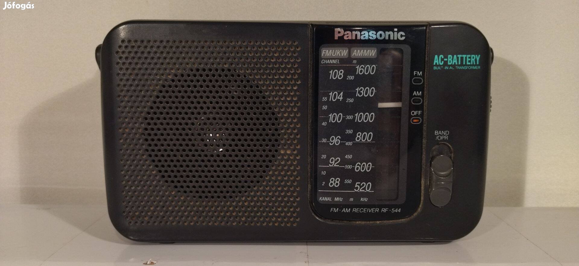 Panasonic RF-544 Hordozható Rádió AM FM rádió Elemes