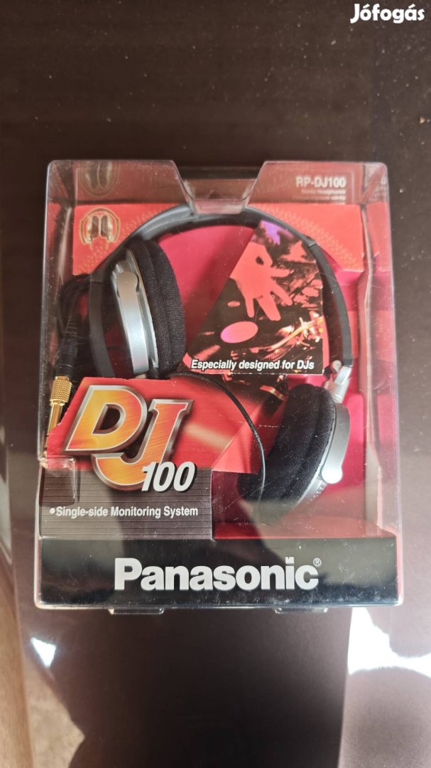 Panasonic RP-DJ100 DJ összecsukható, forgatható fejhalgató
