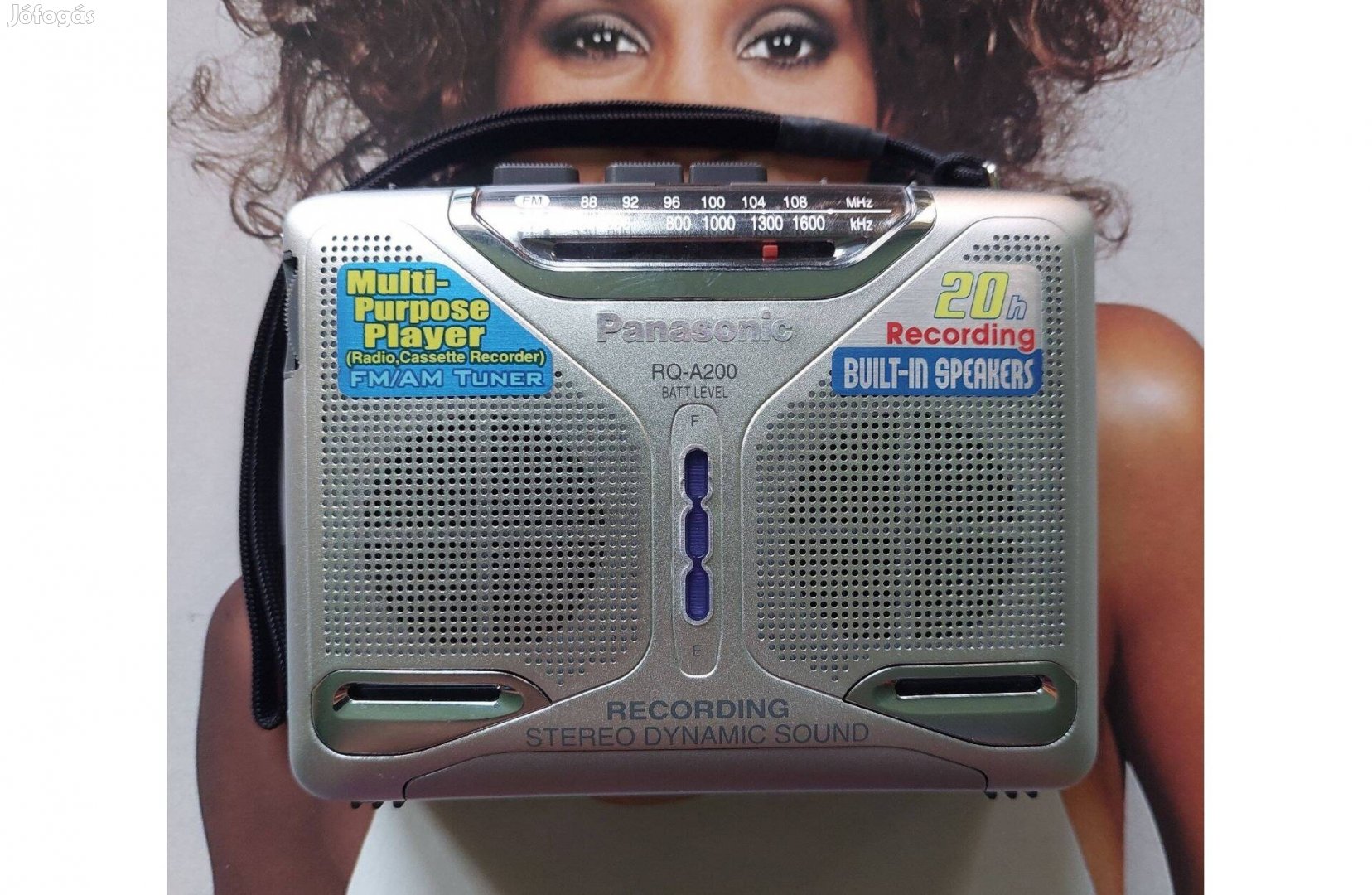 Panasonic RQ-A200 Sztereó FM/AM Rádió Diktafon Walkman Kazettás MAGNÓ