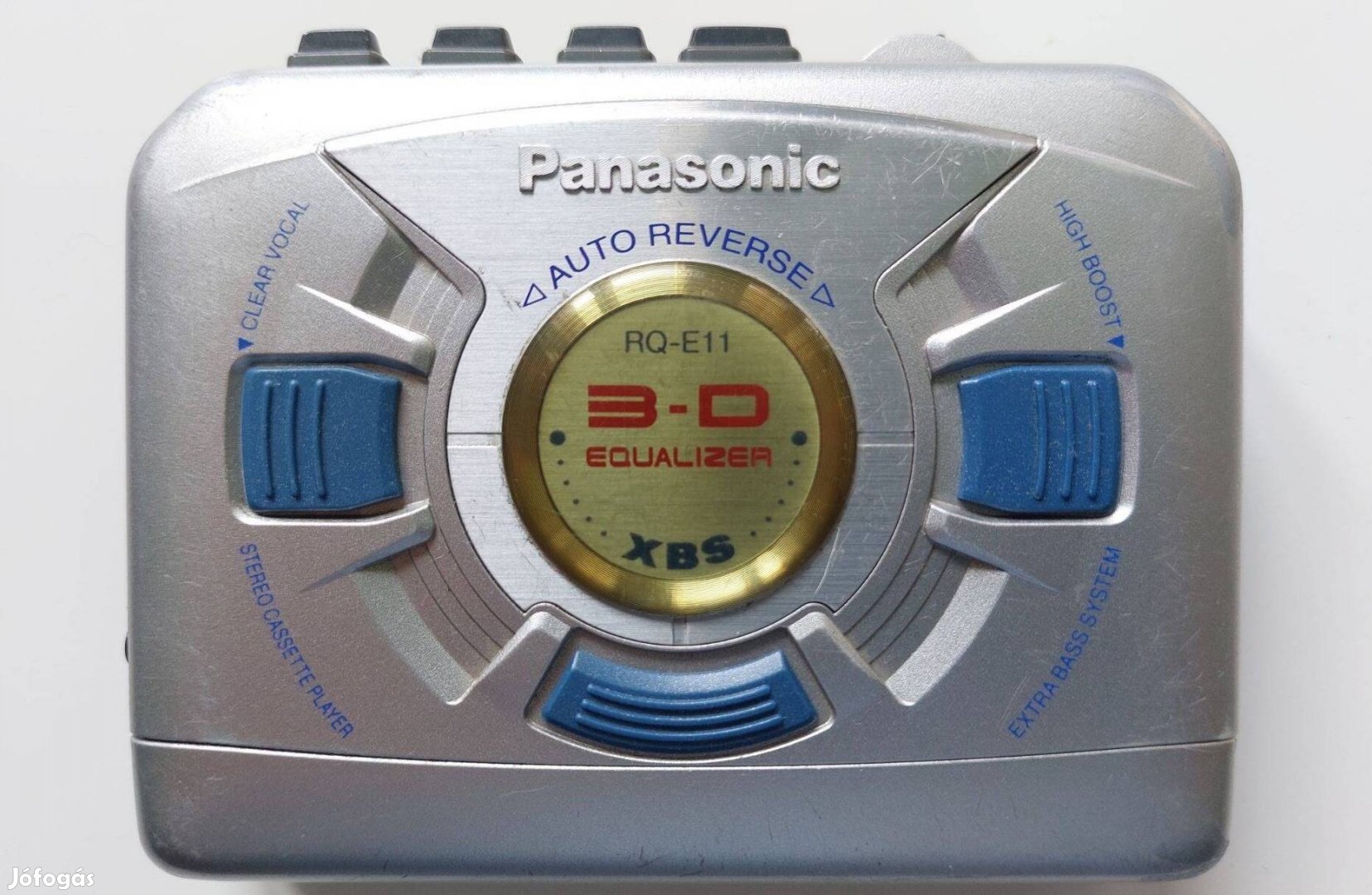 Panasonic RQ-E11 ODA-Vissza Játszó Sztereó Walkman Kazettás MAGNÓ