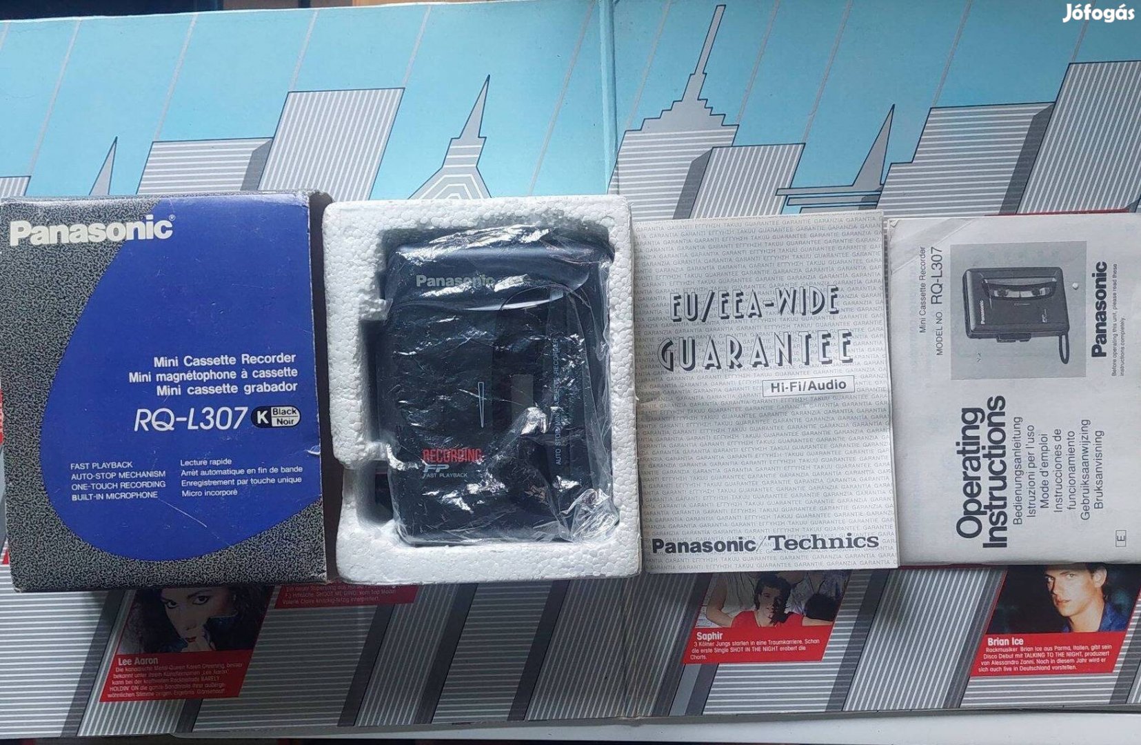 Panasonic RQ-L307 Diktafon Walkman Kazettás MAGNÓ Panasonic