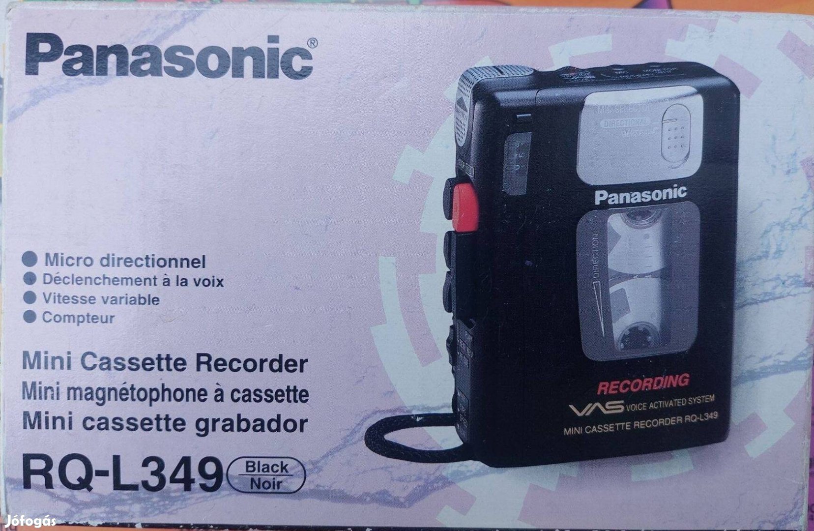 Panasonic RQ-L349 Diktafon (Sebességszabályzó) Walkman Kazettás MAGNÓ