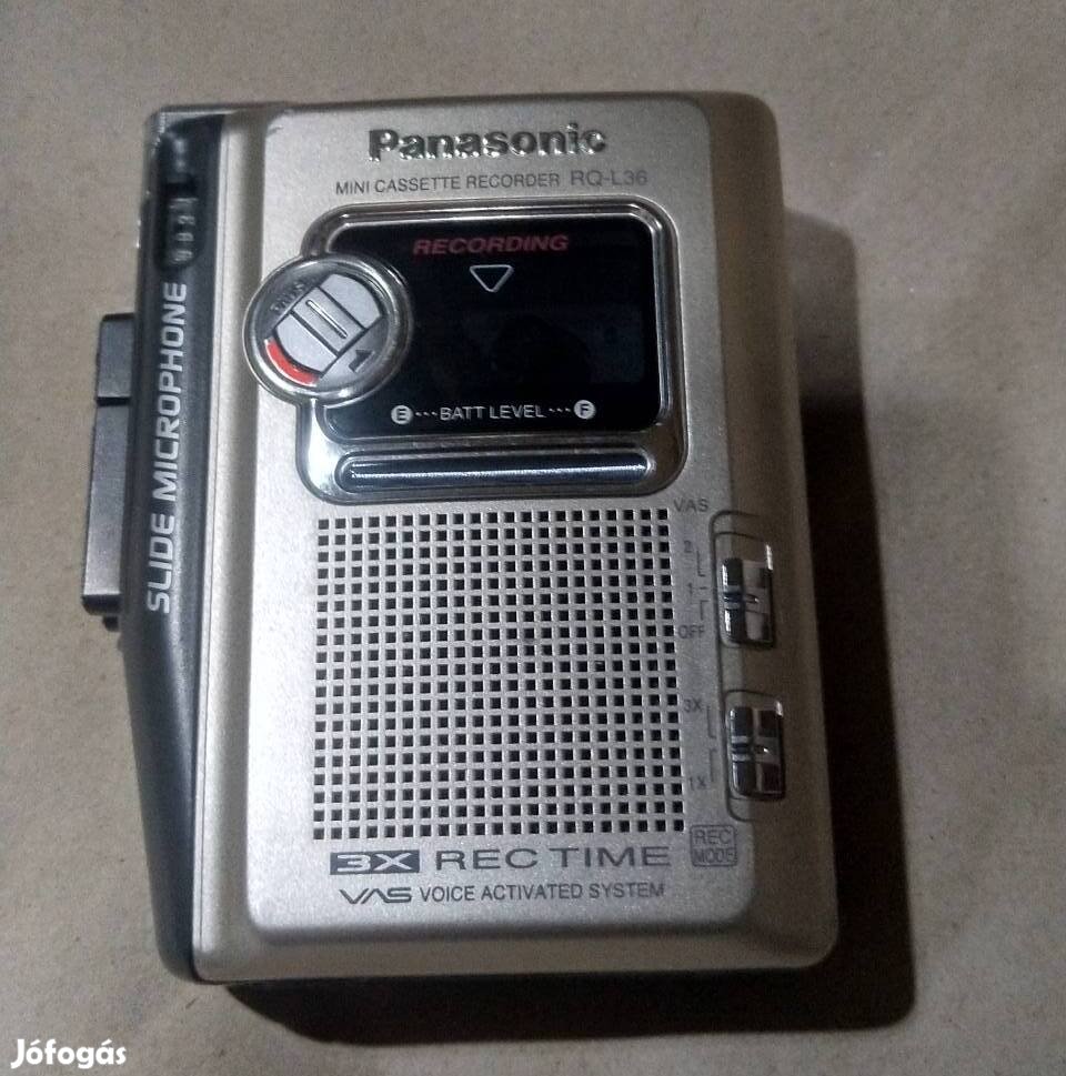 Panasonic RQ-L36 normál kazettás diktafon-walkman