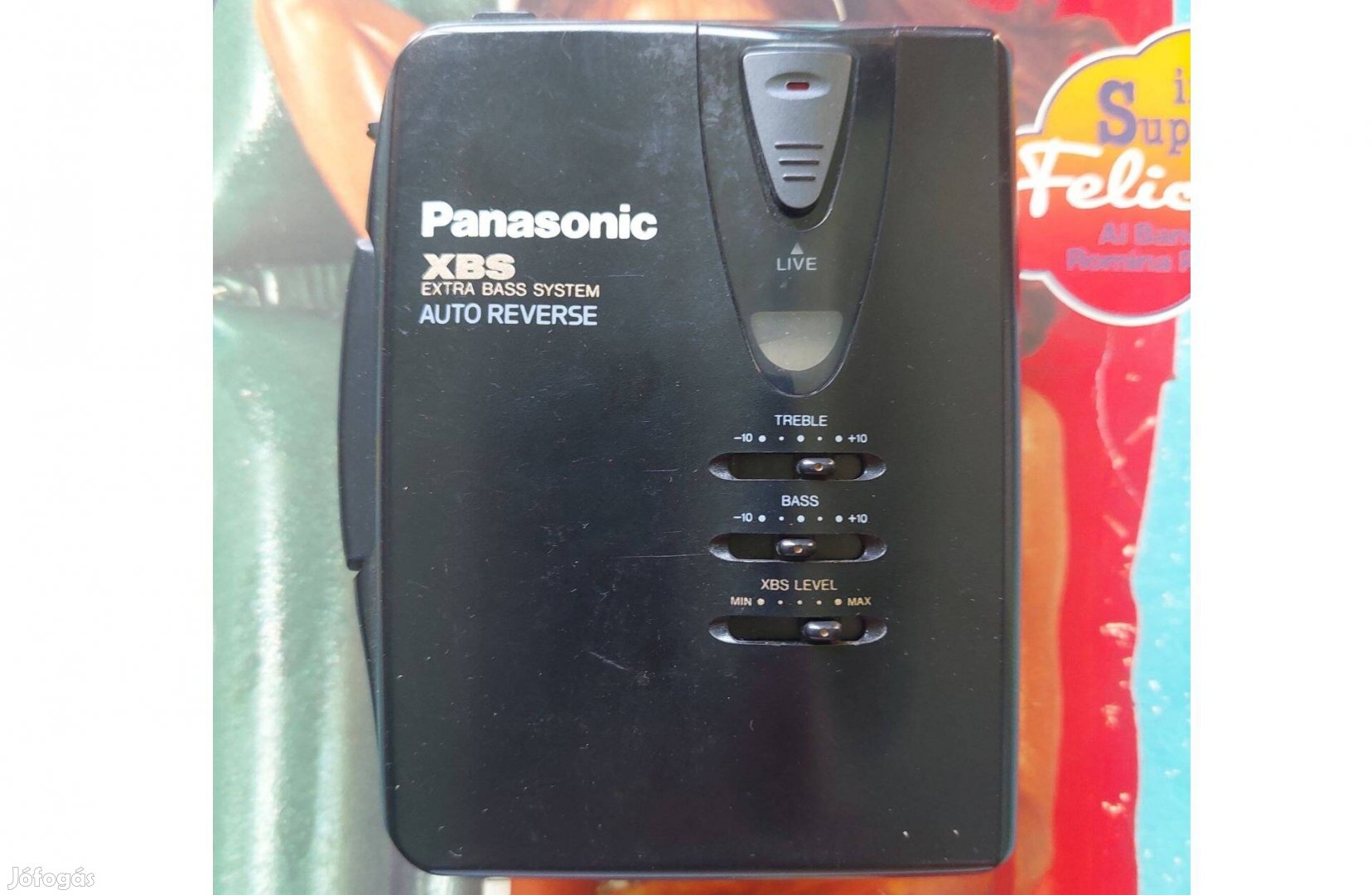 Panasonic RQ-P200 ODA-Vissza Játszó Walkman Kazettás MAGNÓ