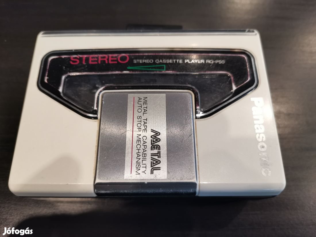 Panasonic RQ-P50 walkman, kazettás magnó 1991.