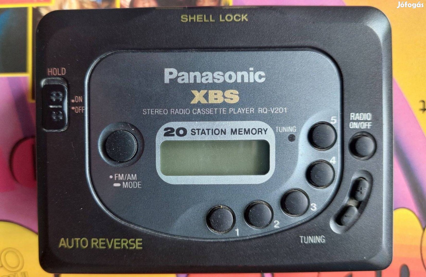 Panasonic RQ-V201 Rádió FM/AM ODA-Vissza Játszó Walkman Kazettás MAGNÓ