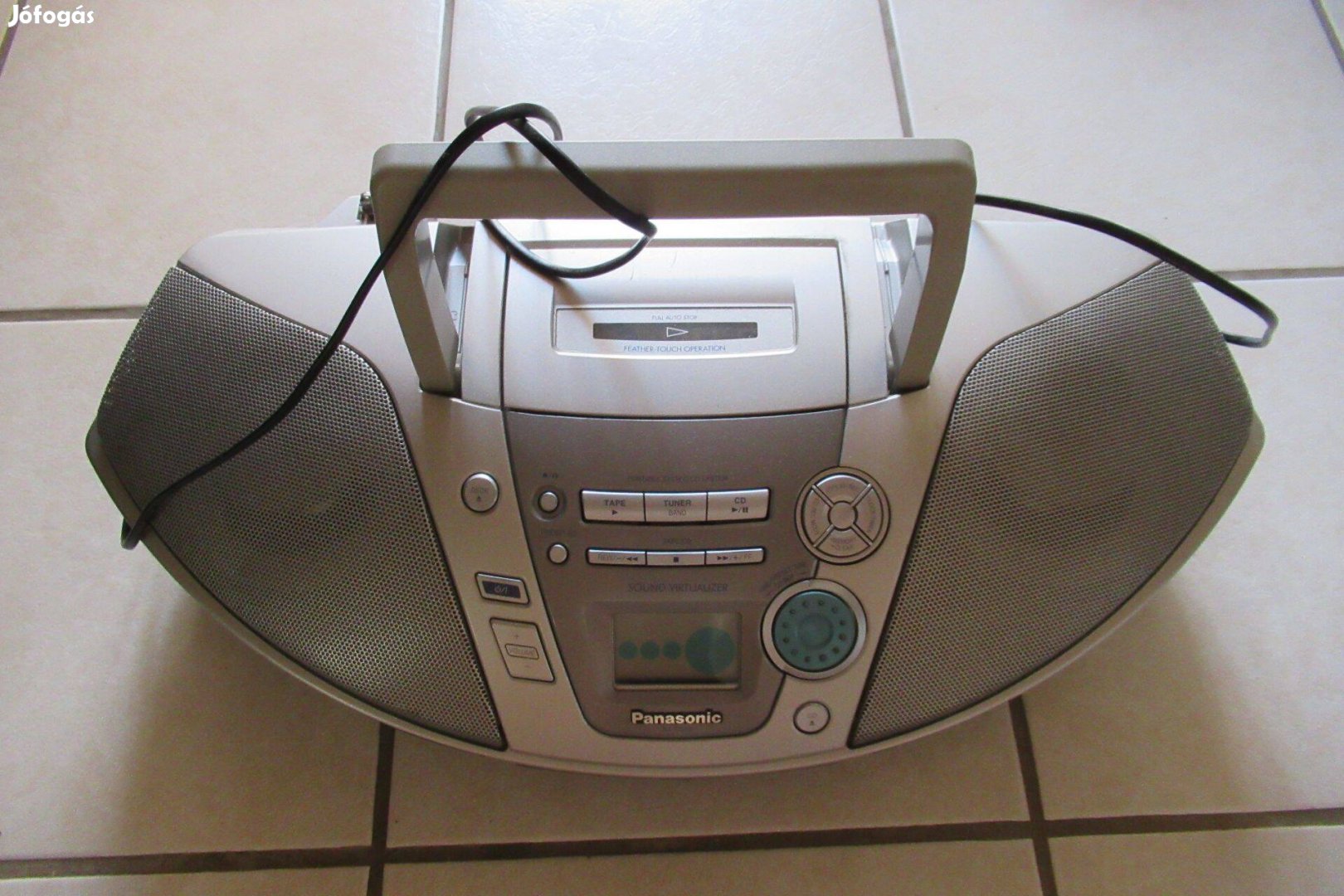 Panasonic RX-Es20 CD/rádió/kazetta boombox/hordozható sztereó hálózati