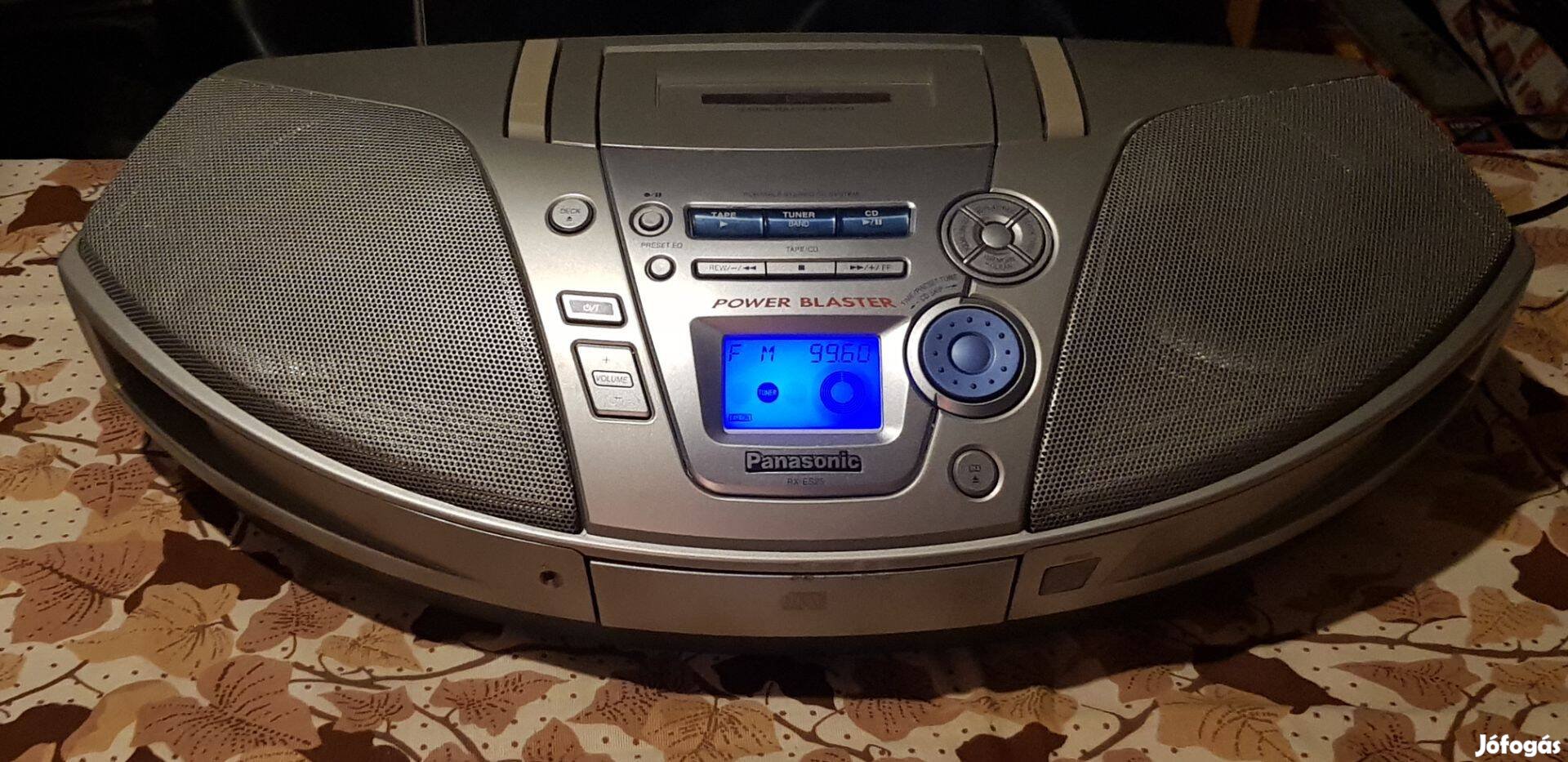 Panasonic RX Es hifi sztereó rádió magnó deck Sony 68