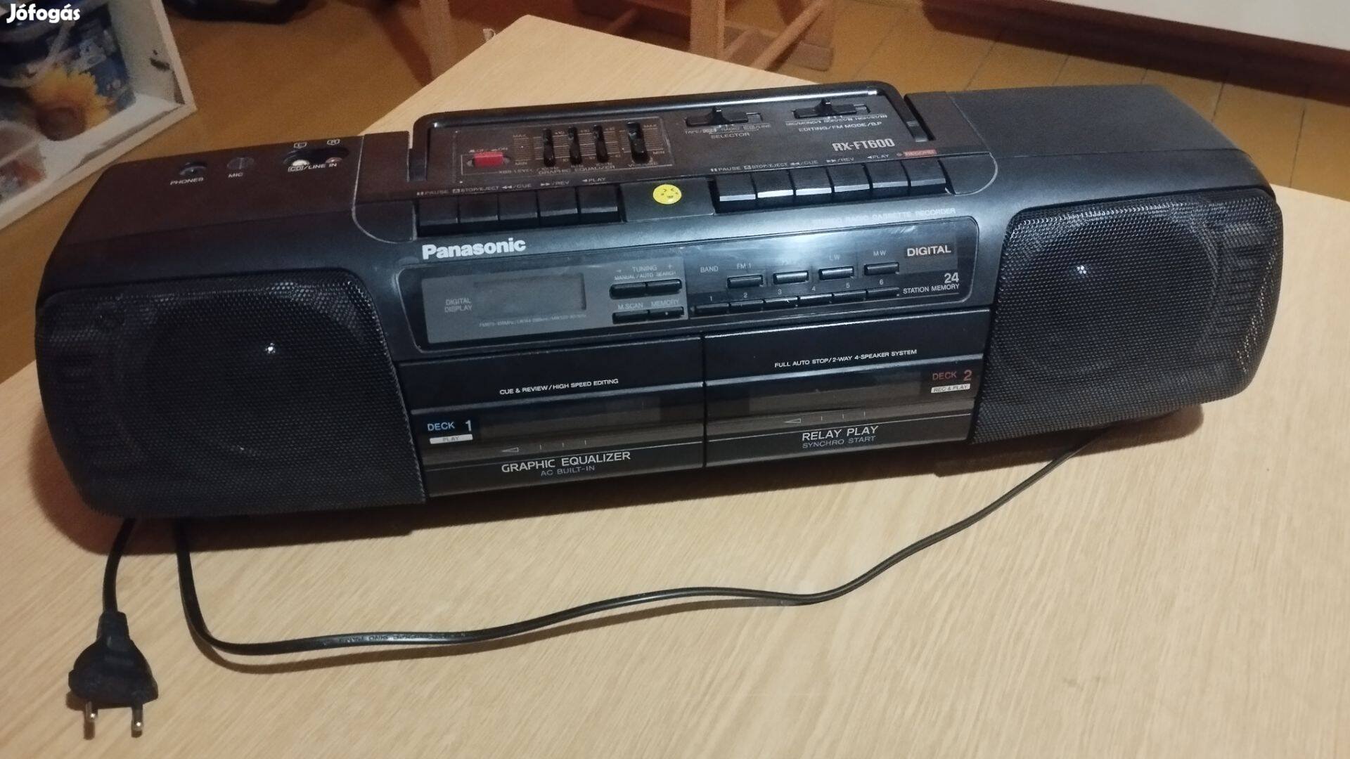 Panasonic RX-FT600 kitűnő, olcsón