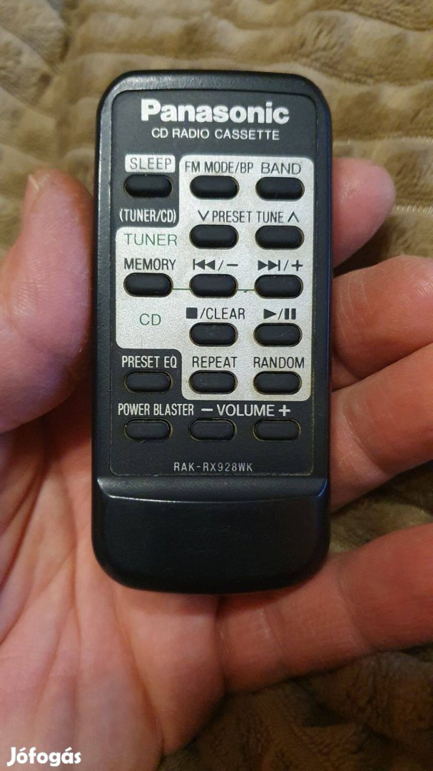 Panasonic Rak-RX928WK hifi audio távirányító