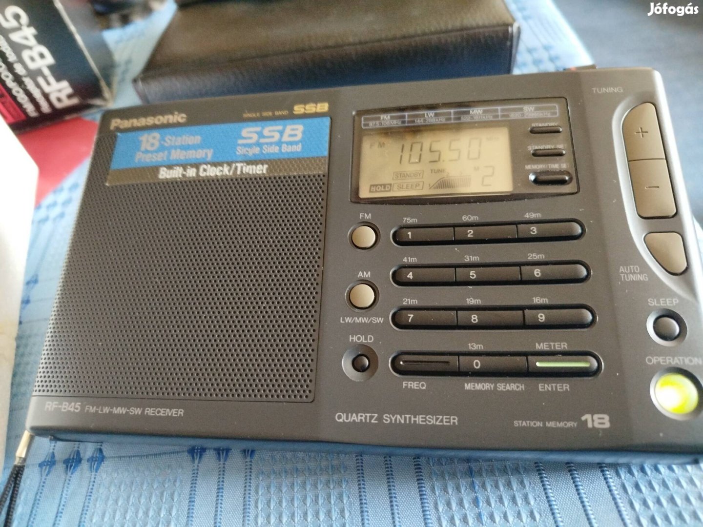 Panasonic Rf-B45 ujszeru dobozos vilagvevo radio.