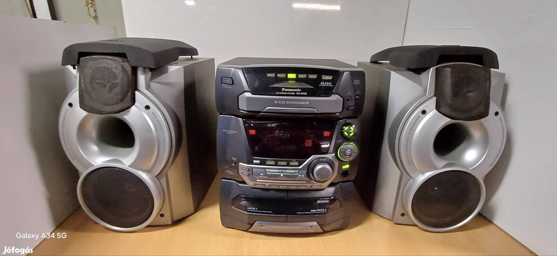 Panasonic SA-Ak25 hifi aiwa hangfalakkal 