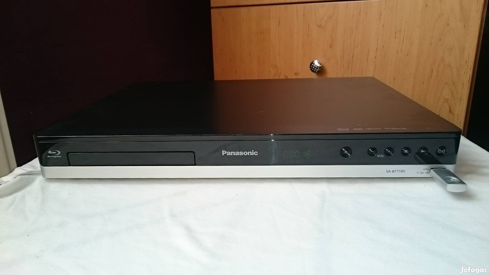 Panasonic SA-BTT105 USB HDMI Bluetooth 3D blu-ray rádiós erősítő 