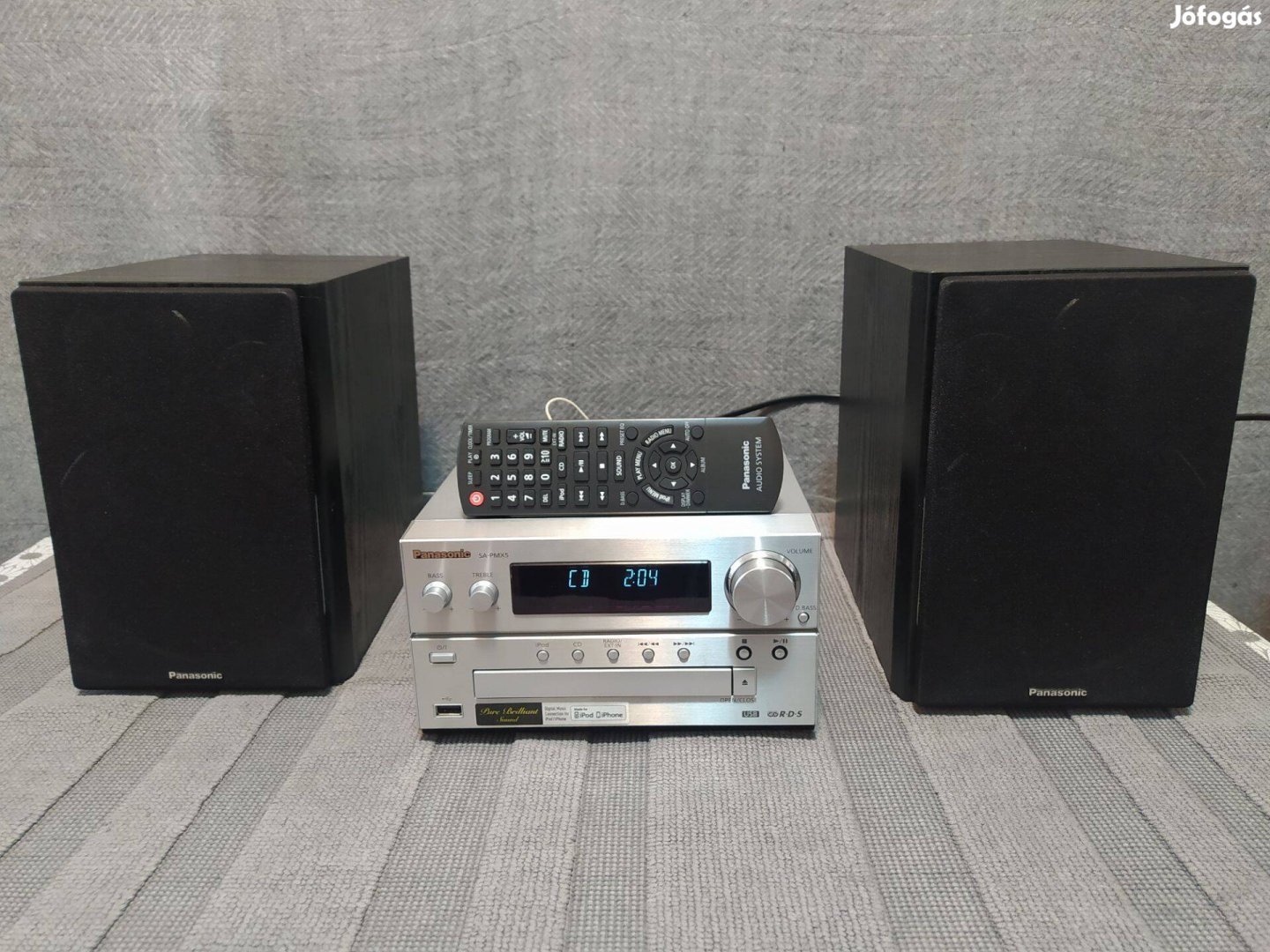 Panasonic SA-PMX5 mini hifi rendszer