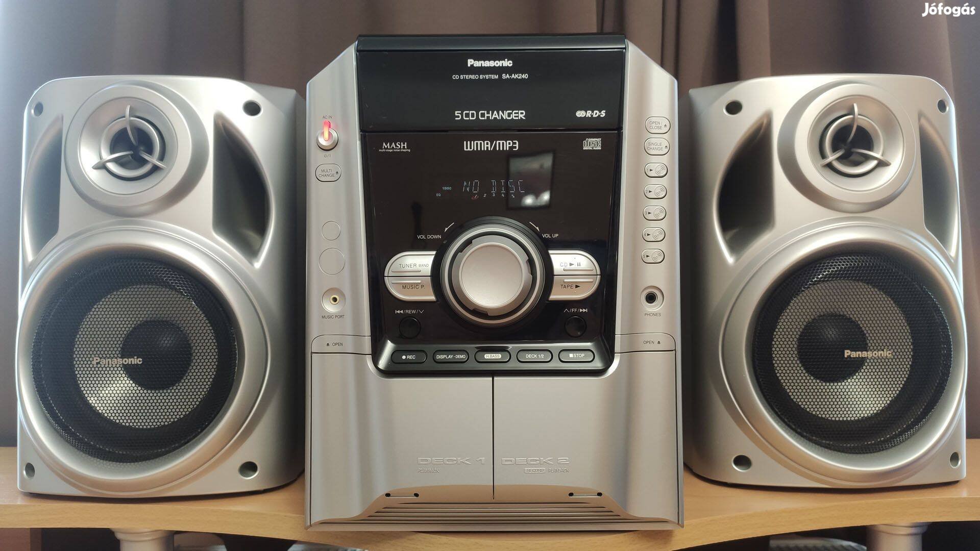 Panasonic SC-AK240 HiFi sztereó hangrendszer