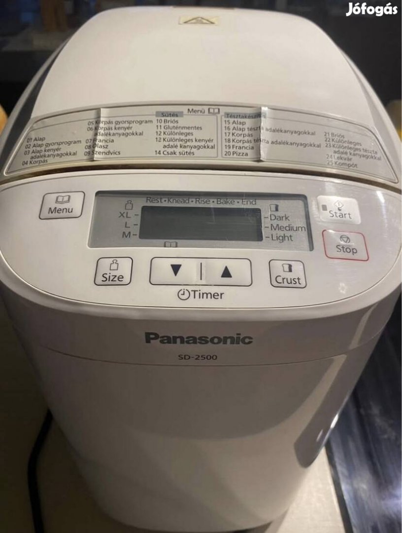 Panasonic SD-2500 kenyérsütő