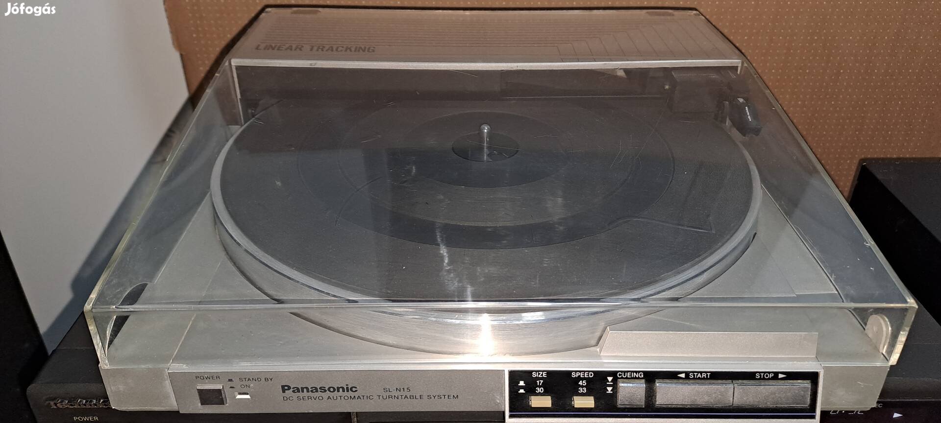 Panasonic SL-N15 lemezjátszó +AT4TP hangszedő +erősítő ,hangfal
