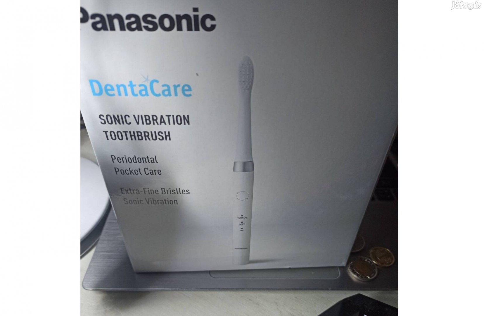 Panasonic Sonic Vibration elektromos fogkefe, fehér Új! fél ár