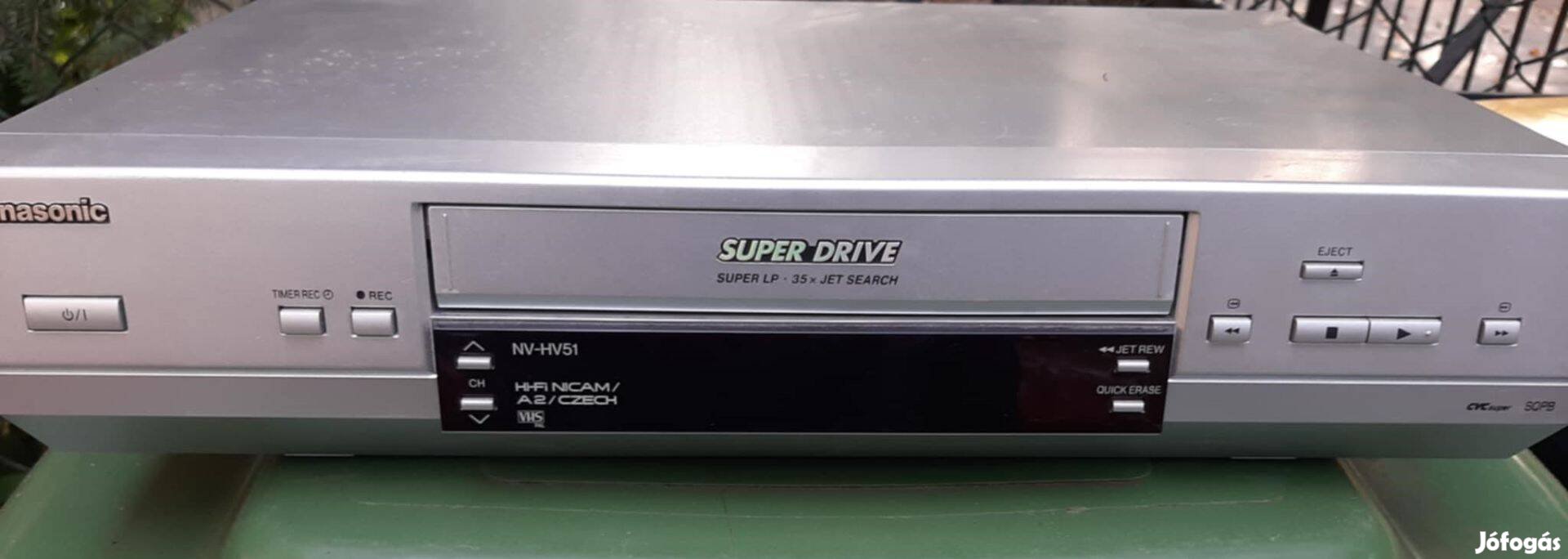 Panasonic Super Drive VHS videomagnó