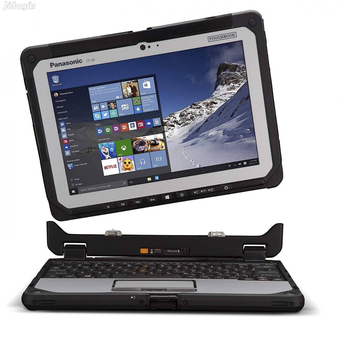 Panasonic Toughbook CF-20- Ütésálló tablet / laptop - Nincs benne SSD