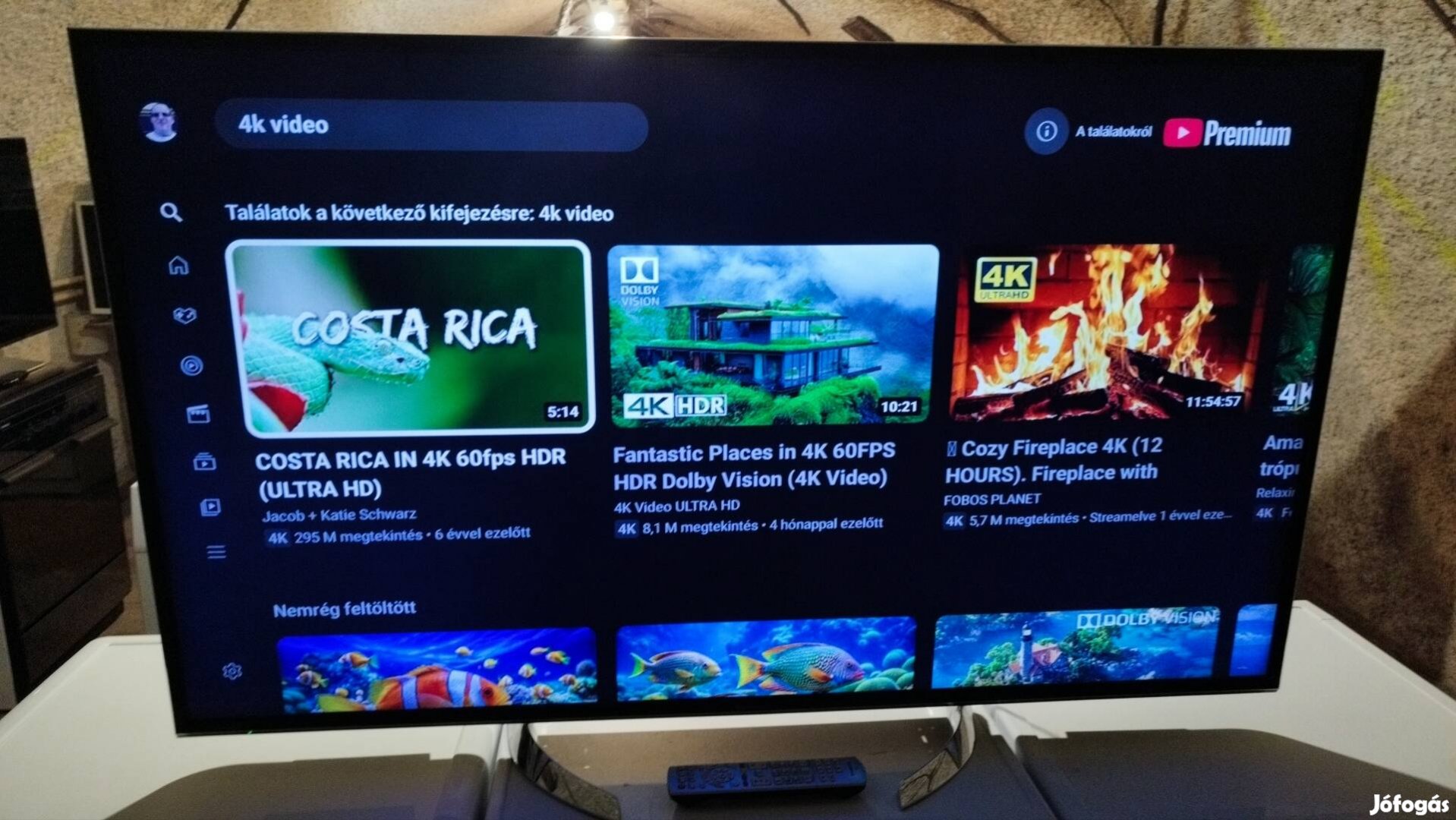 Panasonic UHD WIFI SMART LED TV 139cm garanciával 