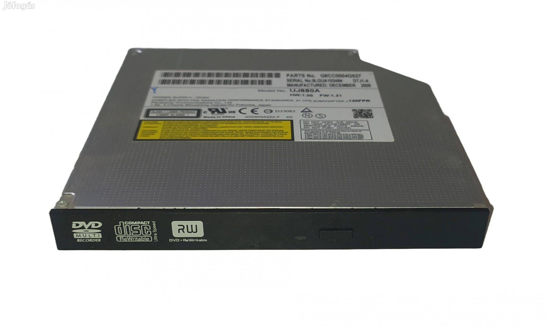 Panasonic Uj880A laptop / notebook DVD író SATA