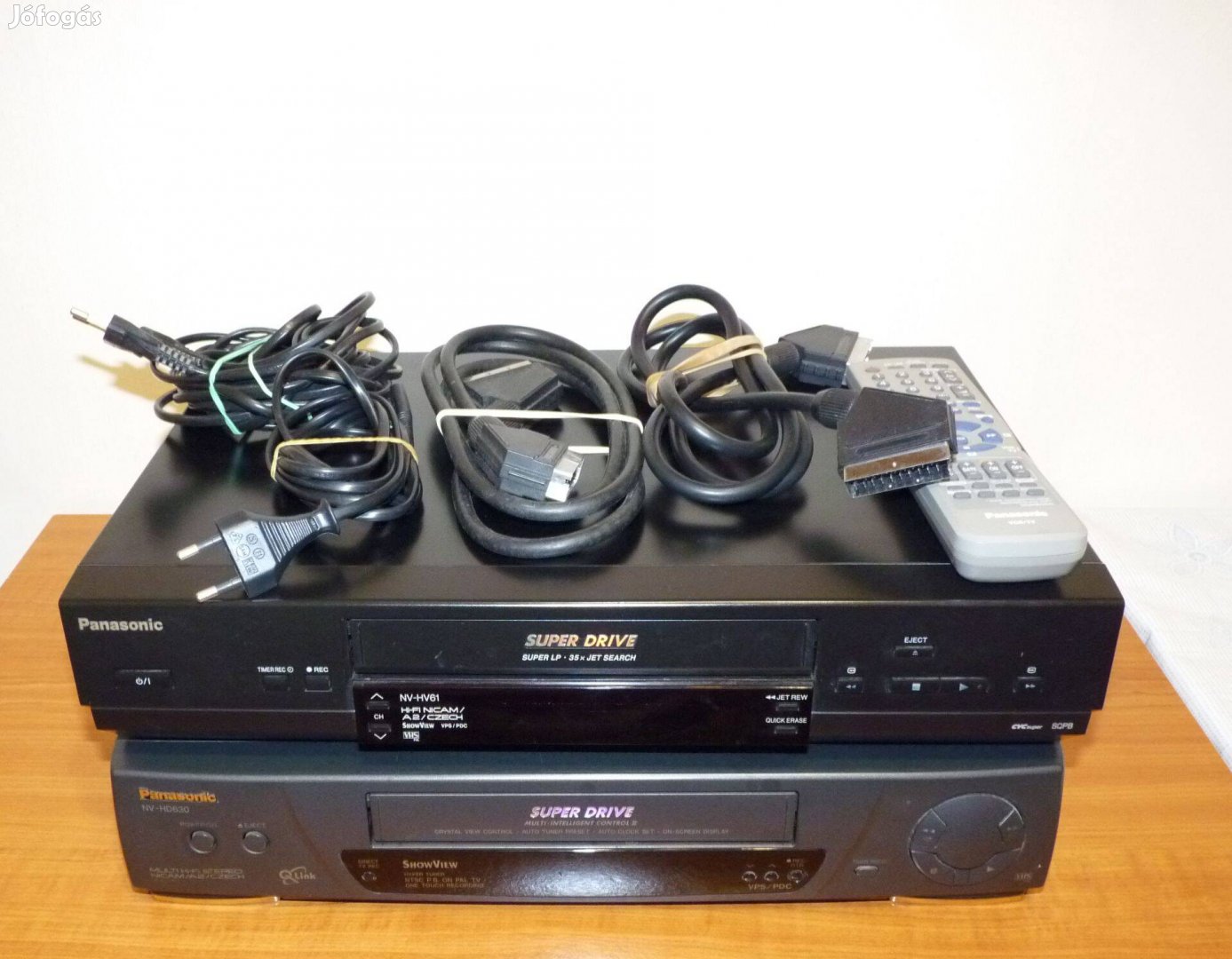 Panasonic VHS video készülék 2 db.részletek a leírásban