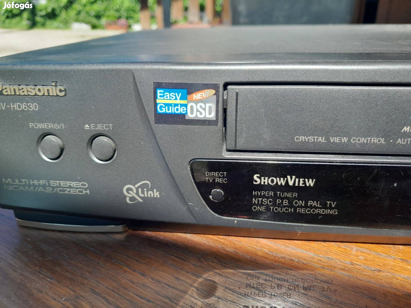 Panasonic VHS videomagnó, Foxposttal nem