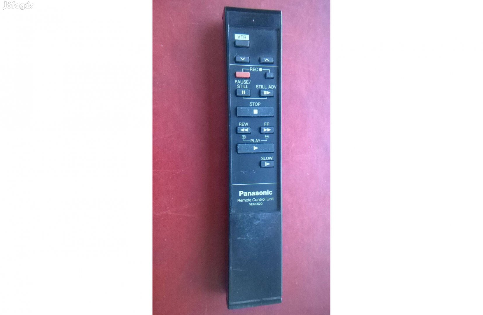 Panasonic Veq 0520 típusú , eredeti, gyári VCR távirányító
