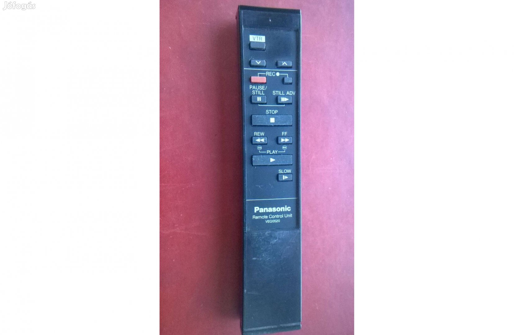 Panasonic Veq 0520 típusú , eredeti, gyári VCR távirányító