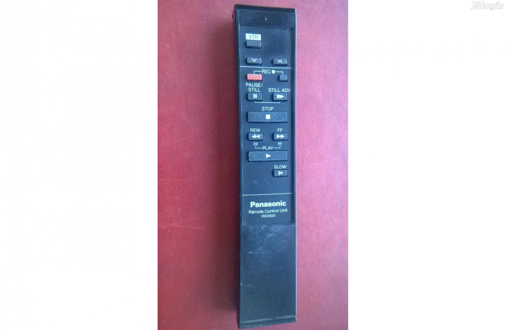 Panasonic Veq 0520 típusú , eredeti, gyári VCR távirányító