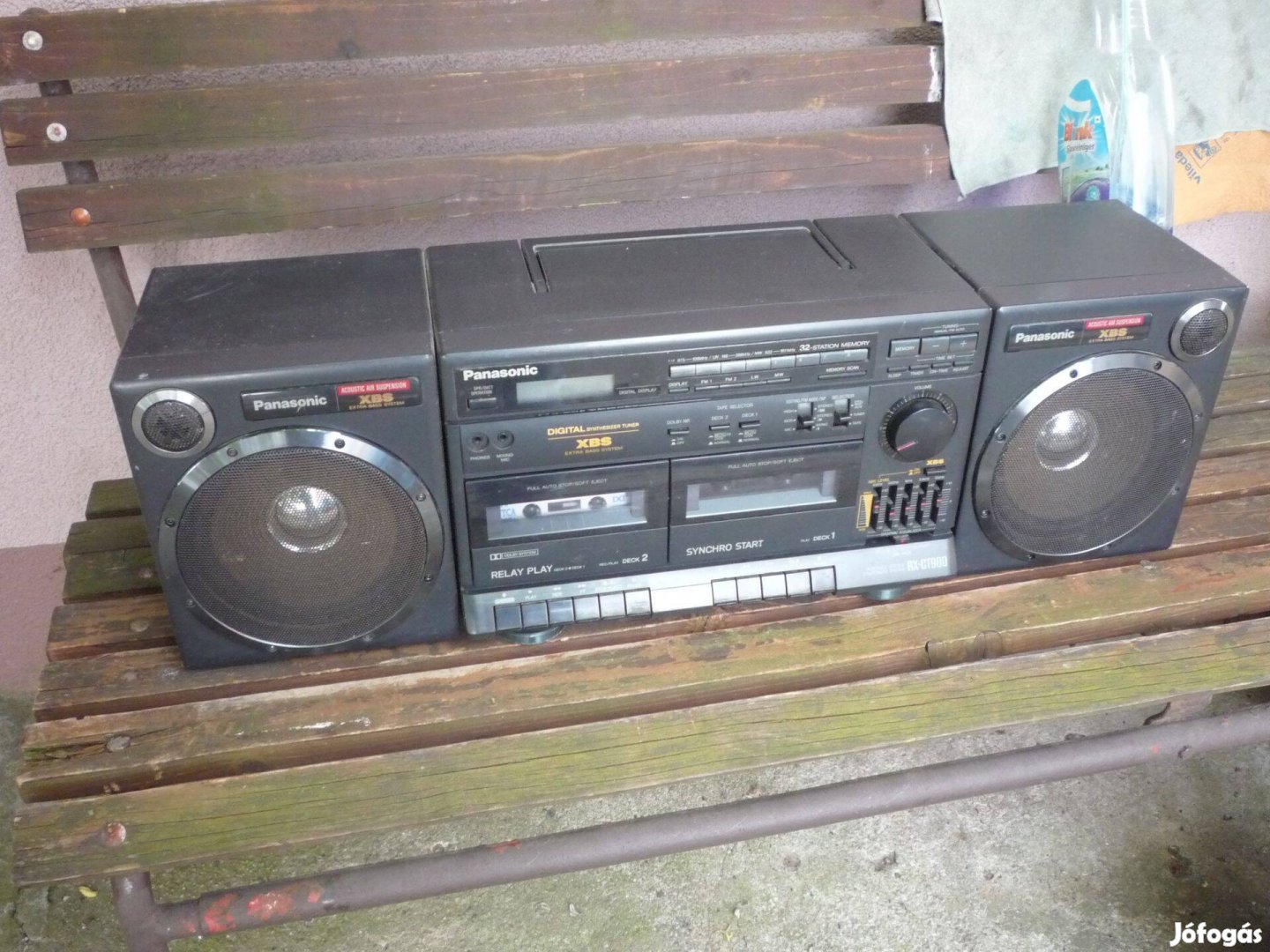 Panasonic boom-box hi-fi nagyrádió stereo