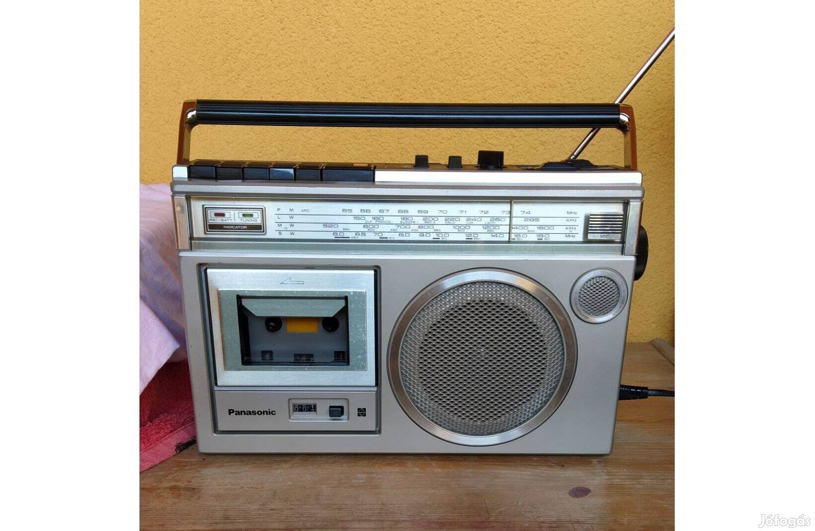 Panasonic boombox kazettás rádió RX-1650LS