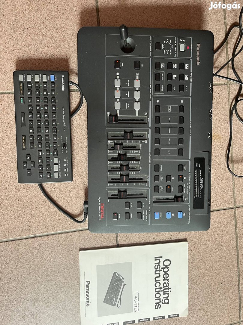 Panasonic digital av mixer dj keverő producer stúdió 