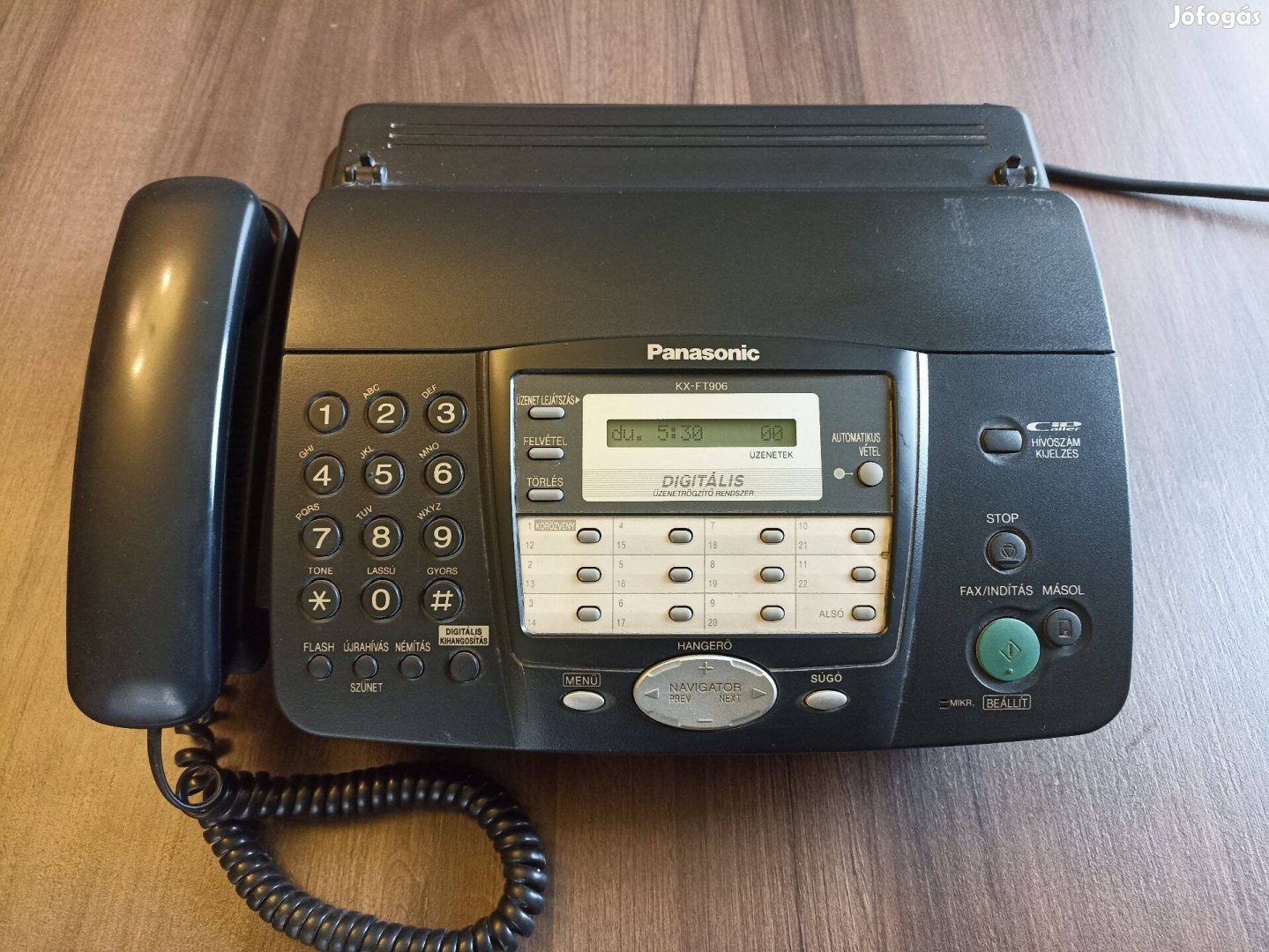 Panasonic fax Kx-FT906 üzenetrögzítő