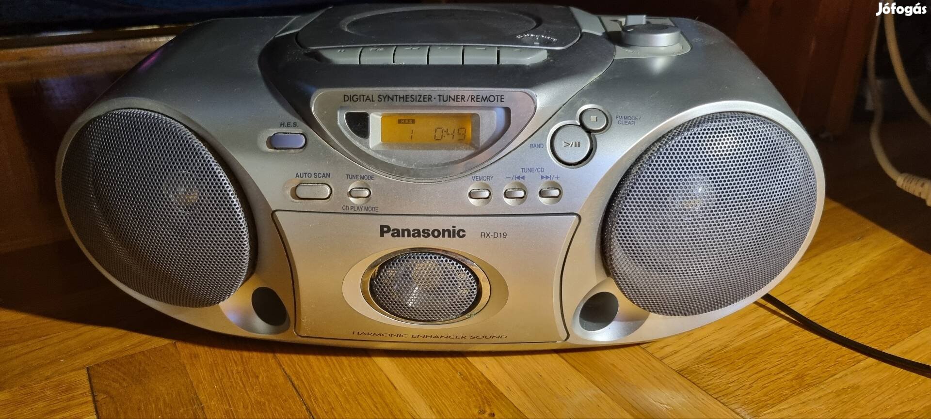 Panasonic kazettás cd-s rádió 