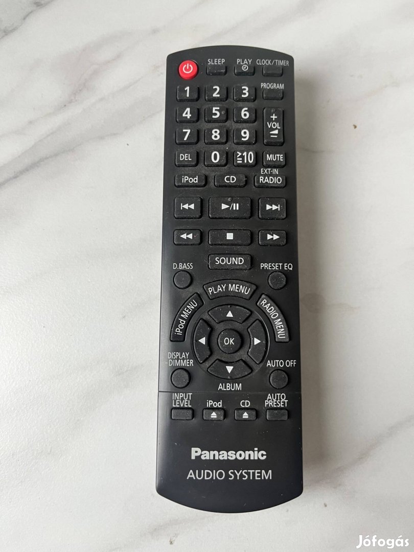 Panasonic n2qayb000641 rendszer távirányító
