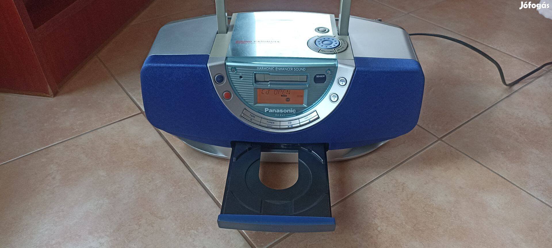 Panasonic rádió-cd- lejátszó, 6500.-