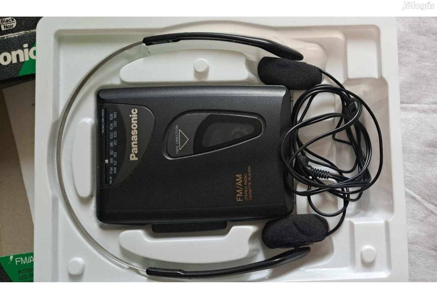 Panasonic rádiós magnó fülhallgatós
