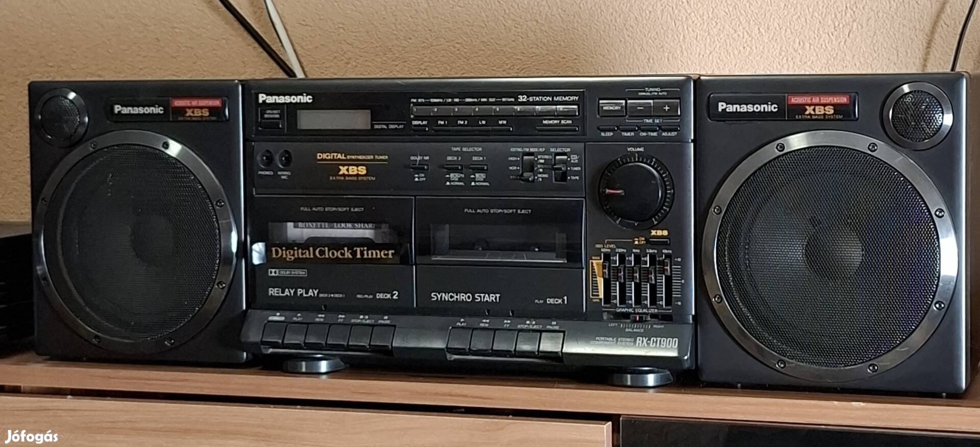 Panasonic retró boom box