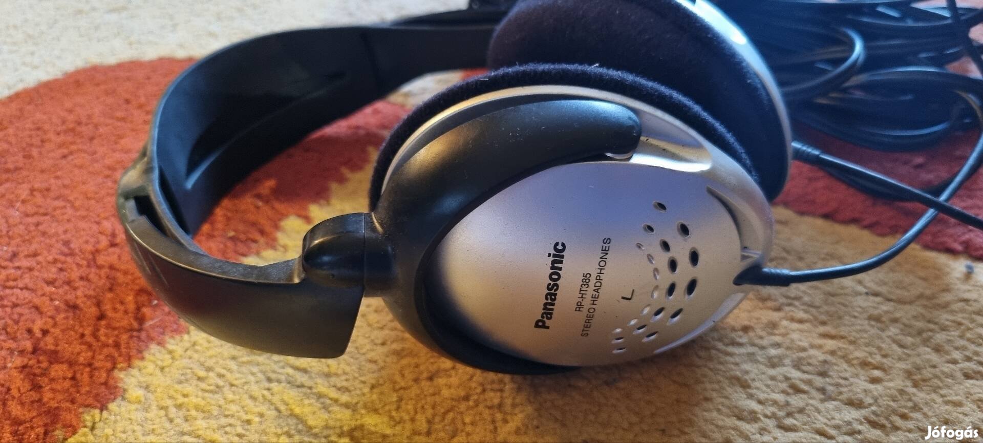 Panasonic rp-ht385 fejhallgató 10 méteres kábellel 