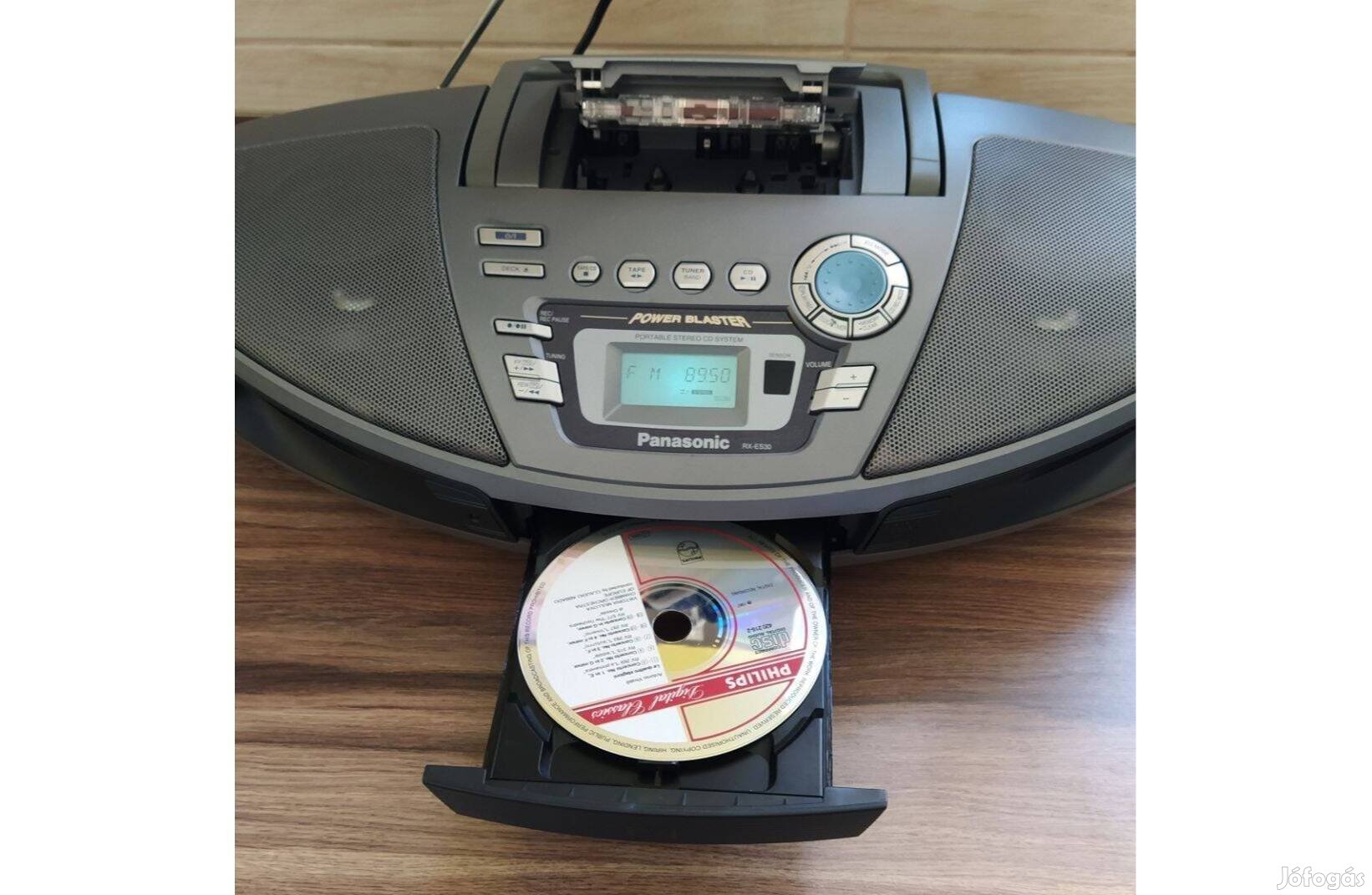 Panasonic rx-es30 cd boombox magnó