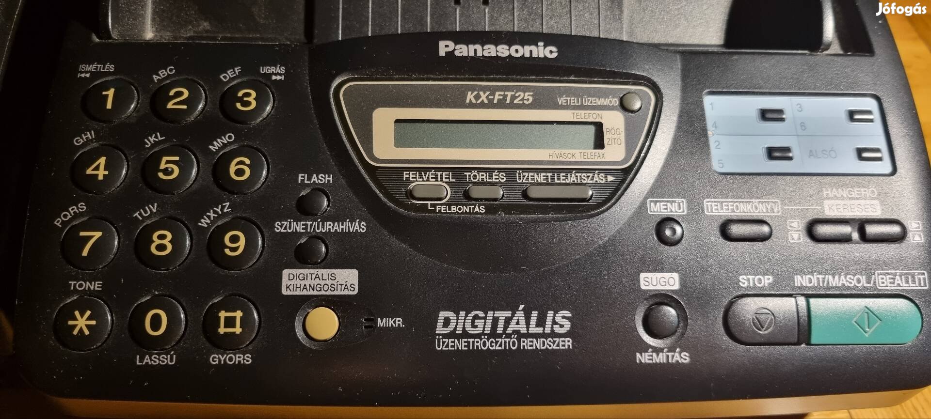 Panasonic telefon, fax hibás