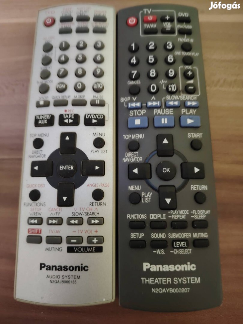 Panasonic tv es hifi távirányító 