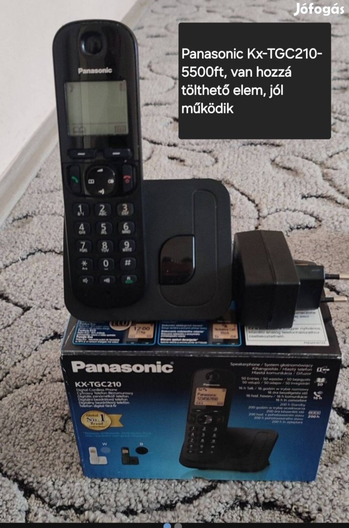 Panasonic vezeték nélküli telefon