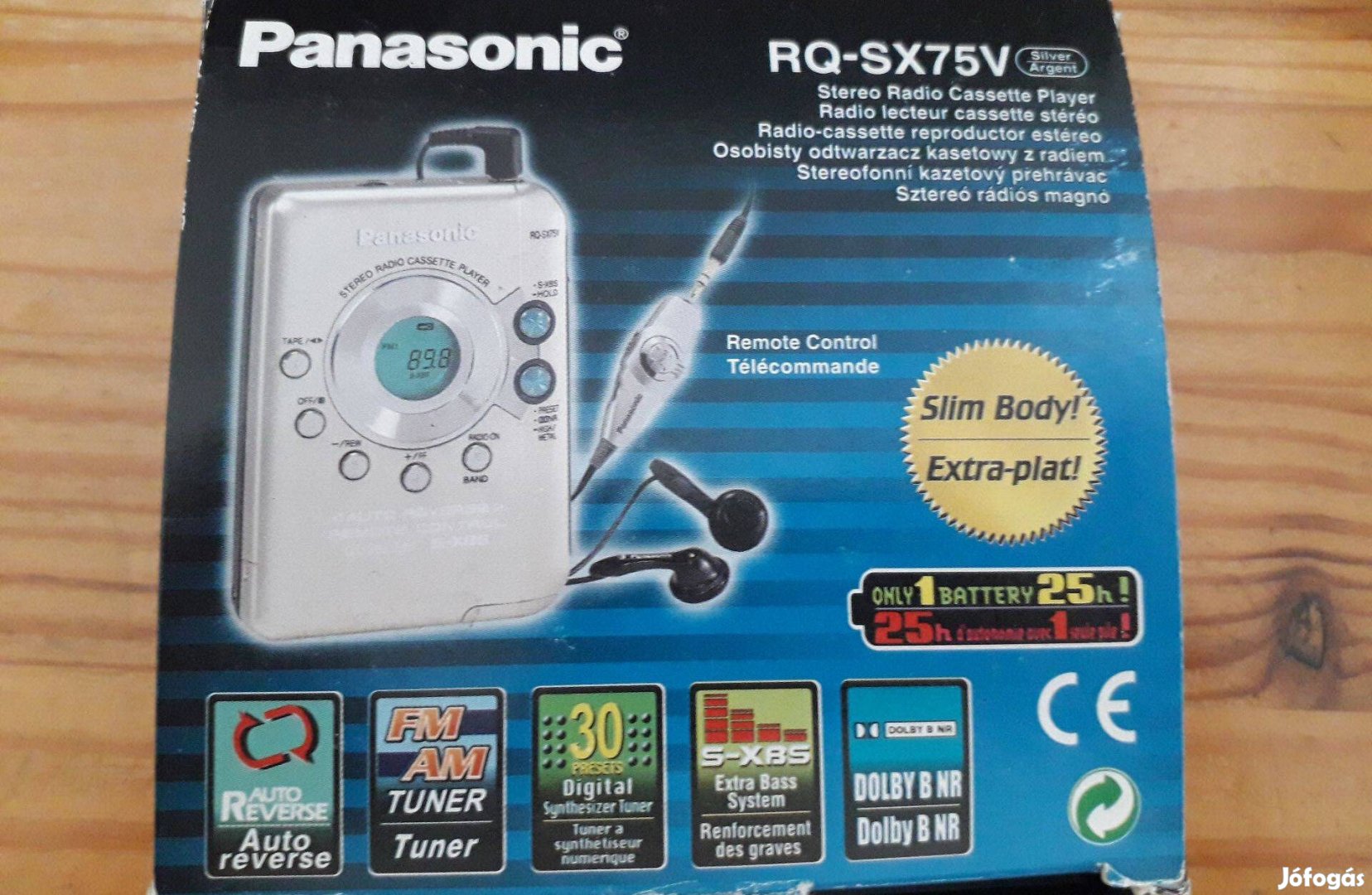 Panasonic walkman eladó-2x használt RQ-SX75VEG-S