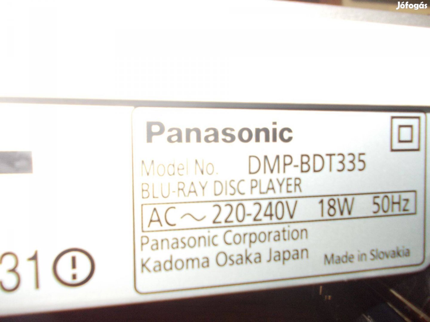 Panasonik blu-ray dvd lejatszo