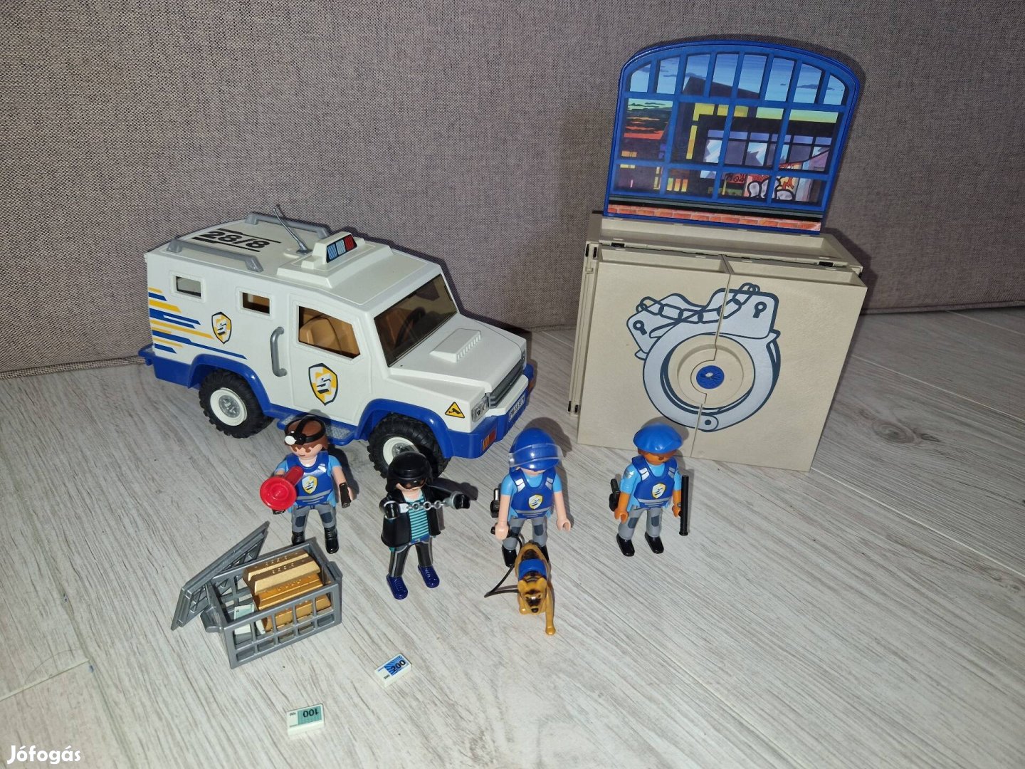 Páncélautó, Rendőrautó És Börtön Playmobil 9371