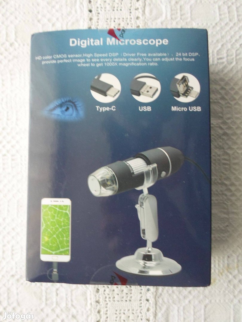 Pancellent digitális USB mini mikroszkóp 1000x nagyítás