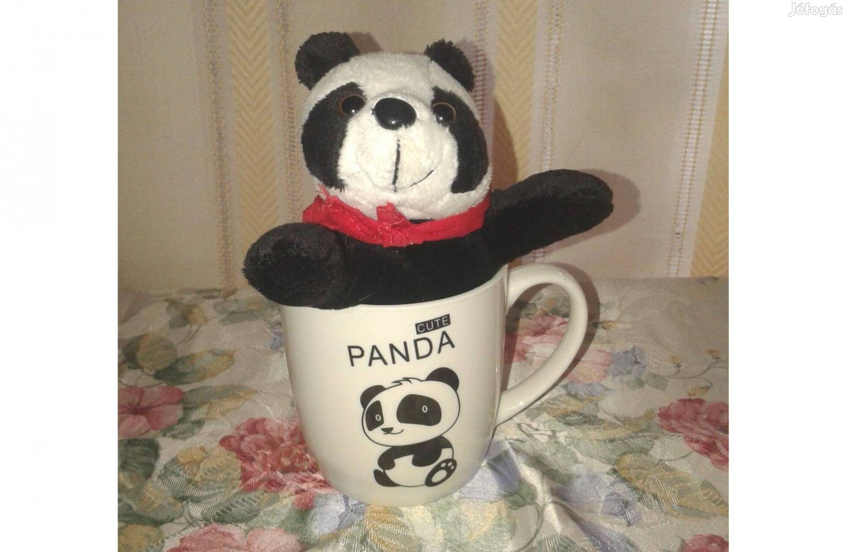 Panda maci plüss és panda bögre egyben szinte ingyen